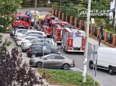 Ewakuacja szkoły pod Warszawą. Trzynaście osób z dolegliwościami, jedna w szpitalu