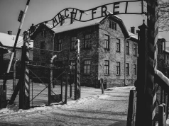 Litwin pozował w Auschwitz z gestem hitlerowskim. Policja ujawnia, jak go ukarano