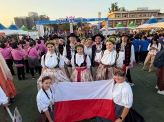 Wiślański zespół ludowy prezentował folklor Beskidów na dalekim wschodzie