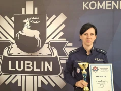 Aspirant Dolecka na podium konkursu