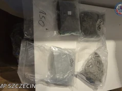 Ponad 4 kg suszu i prawie 19 tys. zł zabezpieczone przez policję w Szczecinie