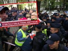 Gorąco przed TK. Jest oświadczenie policji