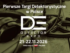 Wykrywacz, ekipa i listopadowy teren. Detector Expo zaprasza poszukiwaczy