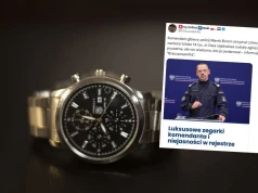 Komendant Główny Policji ma problem z drogimi zegarkami, podarowano mu już cztery