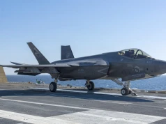 Pierwszy F-35C na lotniskowcu typu Ford
