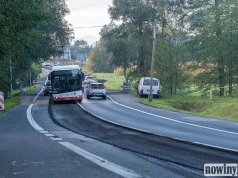 Nowy asfalt na ulicy Cieszyńskiej. Kierowcy muszą przygotować się na ruch wahadłowy