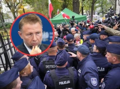 Ważny apel do policjantów. Nie musicie wykonywać nielegalnych rozkazów pod Trybunałem