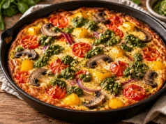 Szybki obiad z tego, co masz w lodówce. Frittata warzywna Jurka Sobieniaka