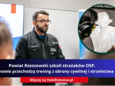 Powiat Rzeszowski szkoli strażaków OSP. Druhowie przechodzą trening z obrony cywilnej i strzelectwa