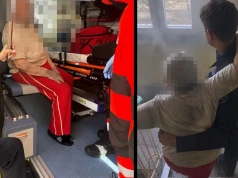 Lubin. Policjanci wyprowadzili starszą panią z pożaru