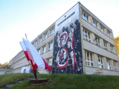 W Dąbrowie Górniczej powstał mural poświęcony górnikom z kopalni Wujek