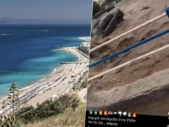 Gigantyczne ulewy na greckiej wyspie. Osuwiska, zalane domy i ulice. Nie żyje jedna osoba