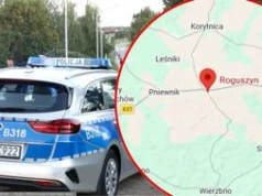 Wypadek w Roguszynie. Kierowca potrącił trzech nastolatków
