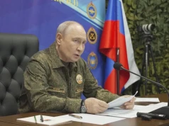 Putin zaskoczył strojem. Zapowiedział powstanie "strefy bezpieczeństwa"