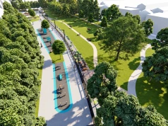 Boisko w dawnym magazynie i leżaki na torach. Ponad 7 mln zł na park przy forcie w Bronowicach