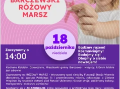 Barczewo pójdzie na różowo. Pierwszy marsz, wspólna piosenka i różowy ratusz