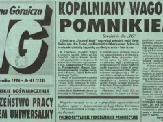 Górniczy wagonik. Pomnik i wspomnienie, bo kopalnię zamknięto cztery lata temu