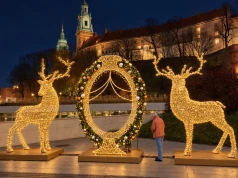 Prawie 9 mln zł na świąteczny Kraków. Złoto i błękit na trzy zimy