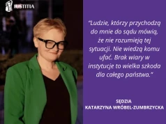 Sędzia Katarzyna Wróbel-Zumbrzycka w TVN24