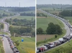 Ukraińcy uciekają do Polski. Nawet 40 godzin czekania na granicy