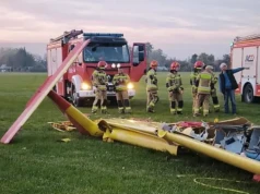 Tragedia w Pruszczu Gdańskim. Pilot stracił panowanie nad szybowcem