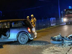 Poważny wypadek w Koszycach Małych. Motocyklista w ciężkim stanie