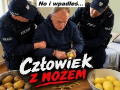 Tusku wpadłeś. Człowiek z nożem!