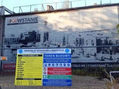Ostatnie chwile budynku dawnej dyrekcji KWK Mysłowice? Teren przygotowany do rozbiórki