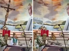 Kapłan zginął na oczach przerażonych wiernych. Spadł na niego ogromny krzyż