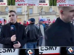 Reporterowi TV Republiki chyba nie spodobał się przekaz stacji i uznał, że ma już dość