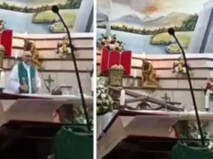 Tragedia w czasie mszy. Krzyż spadł na księdza, duchowny nie przeżył