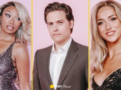 Dylan Sprouse wspierał żonę na Victoria's Secret show. Tate McRae odsłoniła brzuch