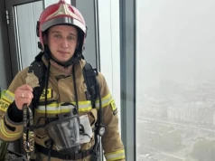 Ponad 1000 schodów w szczytnym celu. Strażak z Łomży pobiegł dla Noana