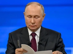 Putinowi marzy się "druga Jałta". Trzech przywódców przy stole, Zełenskiego brak
