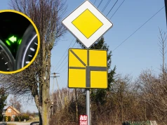 Skrzyżowanie z pierwszeństwem łamanym i kierunkowskaz. Zasada jest prosta