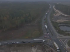 Gigantyczne korki na wyjeździe z Jaworzna