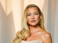 Kate Hudson zachwyca na gali. Postawiła na loki w hollywodzkim stylu