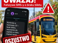 Fałszywe mandaty za jazdę tramwajem. WTP ostrzega przed oszustami