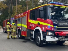Pożar w kotłowni postawił strażaków na nogi