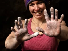 Claudia Ghisolfi powtarza „Alone” 9a w Gorges du Loup