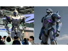 Chiński gigant wygląda jak Robocop. Ma cztery metry i dźwiga 500 kg