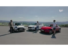 Gran turismo: porównanie Mini JCW, Skoda Fabia 130 i Mazda MX-5 RF na górskich drogach