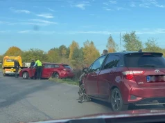 Kolizja na ul. Sulińskiego