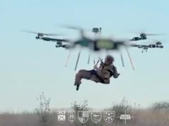 Ukraińcy ewakuowali rannego żołnierza ciężkim dronem transportowym