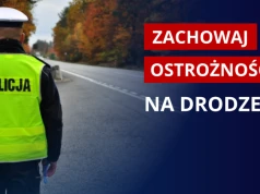 Jesienna aura coraz bardziej niebezpieczna na drogach. Policja apeluje do kierowców i pieszych