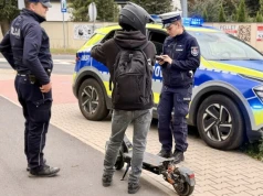 Jazda hulajnogą elektryczną niezgodnie z przepisami-interweniowali policjanci z Pniew