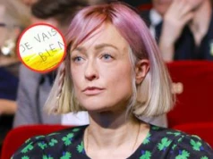 Wymowniej się nie da. Damięcka z grafiką o zamieszkach we Francji