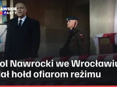Karol Nawrocki we Wrocławiu oddał hołd ofiarom reżimu