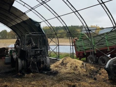 Dramat rolników z Lubelszczyzny. Ogień zniszczył ciągnik i halę. Potrzebna pilna pomoc!