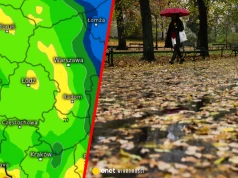 Deszcz będzie mocno padał przez wiele godzin. W czwartek nagłe tąpnięcie w pogodzie